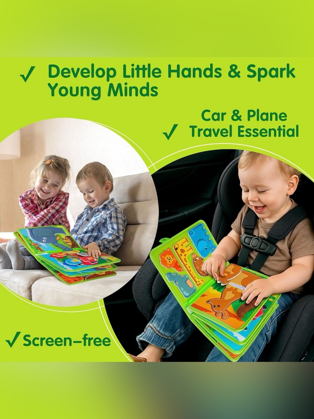 My First Animal Book - Interactive Kids Puzzle Book - Picture 7 of 7